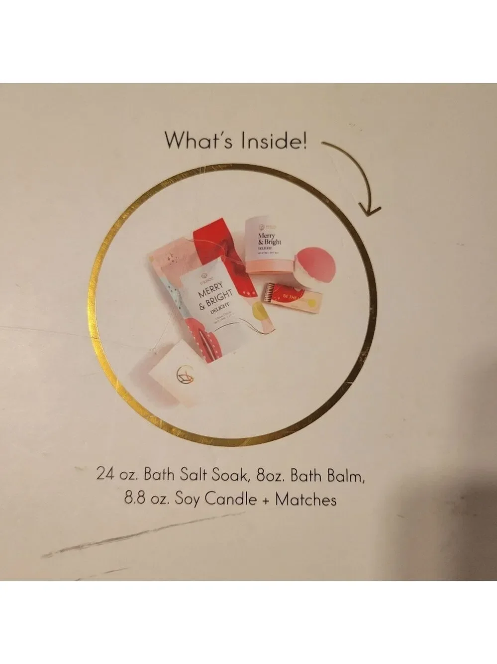 Musee Gift Box with Salt Soak, Bath Balm, Candle And Matches
